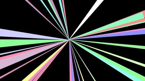 An illustration of a colorful lining texture or pattern, isolated on a black  Stock Illustration