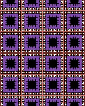 Illustration of colorful seamless tile patterns - perfect for wallpaper Stock Illustration