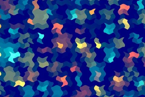 An illustration of colors with crazy patterns - perfect for wallpapers and ba Illustrazione stock