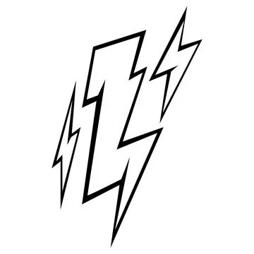 Illustration of comic lightning. Cartoon pop art creative image. Stock-Illustration