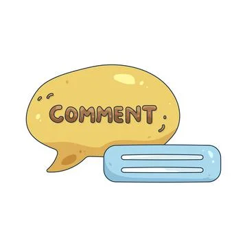 Illustration of comment Stock Illustration
