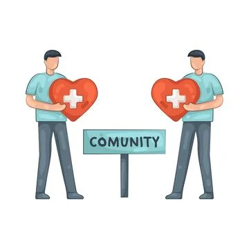 Illustration of Community Stock Illustration