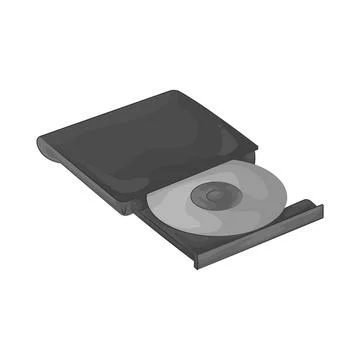 Illustration of compact disc Stock Illustration