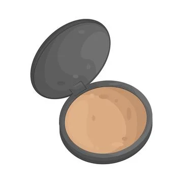 Illustration of Compact Powder Illustrazione stock