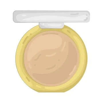 Illustration of Compact powder Illustrazione stock