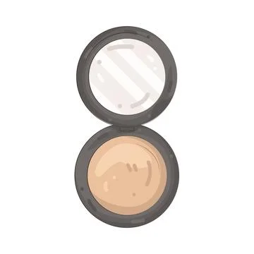 Illustration of Compact powder Stock Illustration