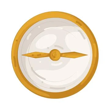 Illustration of compass Stock Illustration