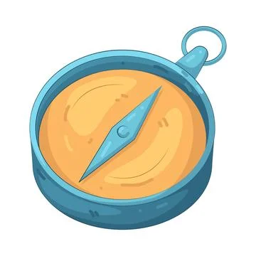 Illustration of compass Stockillustratie