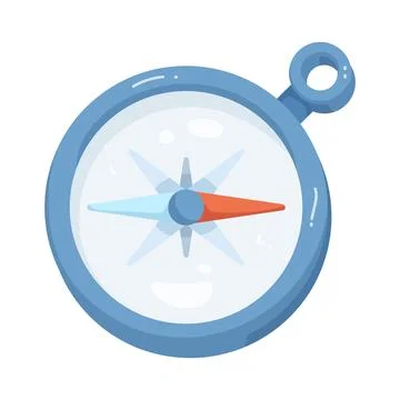 Illustration of compass Illustrazione stock