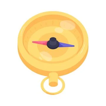 Illustration of compass Illustrazione stock