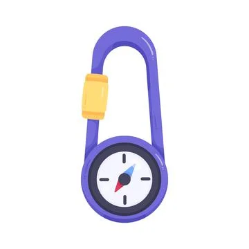 Illustration of compass Illustrazione stock