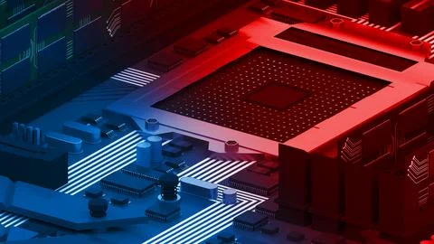 An illustration of the components of a basic computer.computer technology i.. イラスト素材