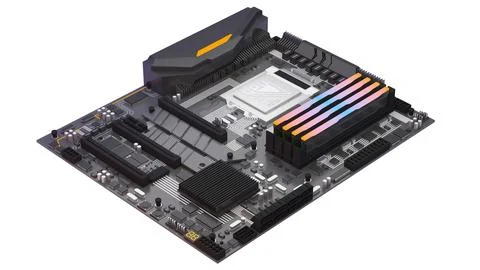 An illustration of the components of a basic computer.computer technology i.. 스톡 일러스트