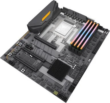 An illustration of the components of a basic computer.computer technology i.. イラスト素材