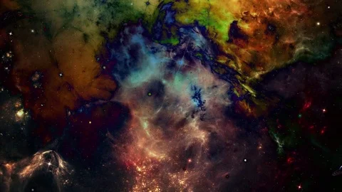 Illustration, computer and technology, universe. Stock Footage
