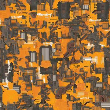 Illustration of computer chip texture - great for a background 스톡 일러스트