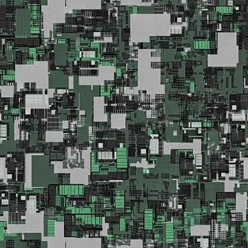 Illustration of computer chip texture - great for a background Illustrazione stock