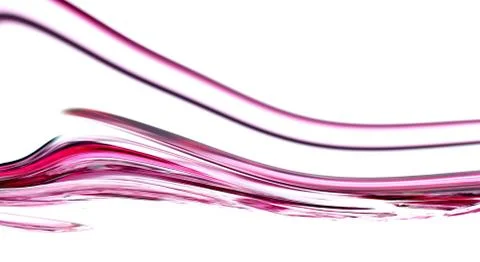 Illustration, computer generated image, lines Illustrazione stock