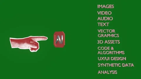 Illustration of computer intelligence and creative digital design  Stock Footage 299751827