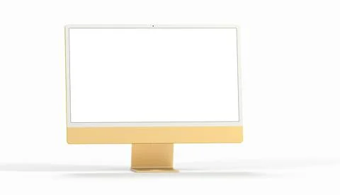 Illustration of a computer on white background Stock Illustration