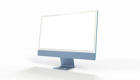 Illustration of a computer on white background Stock Illustration