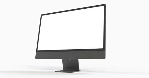Illustration of a computer on white background Stock Illustration