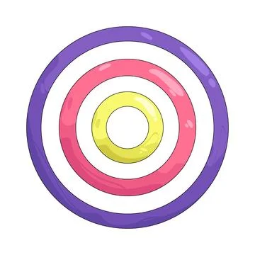 Illustration of Concentric circles Stock Illustration