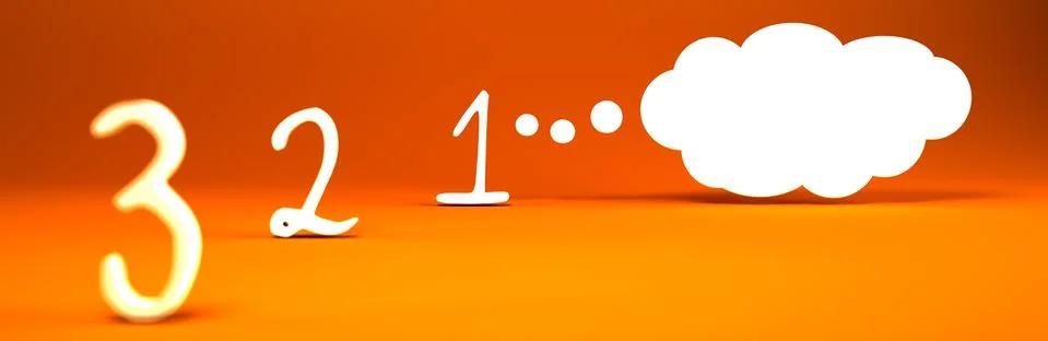 Illustration with concept countdown Stock Illustration