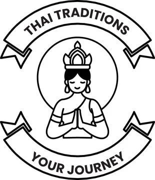 Illustration in the concept of Thai dancer in line style Stock Illustration