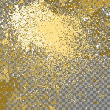 Illustration of confetti explosion effect isolated on transparent gray Stock Illustration