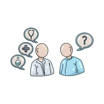 Illustration of consultation Stock Illustration