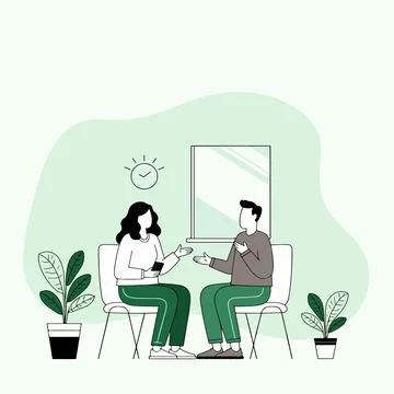 Illustration of a Conversation Иллюстрация