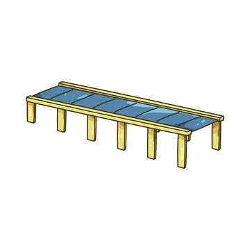 Illustration of conveyor belt Stock Illustration
