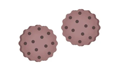Illustration of cookie cake redesign Stock Illustration