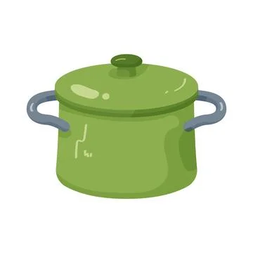 Illustration of cooking pot Stock Illustration