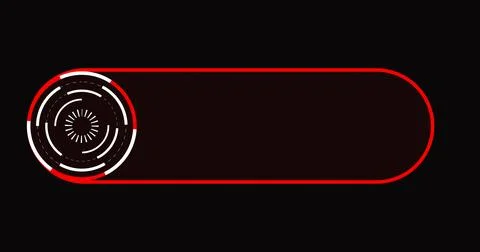 Illustration cool futuristic lower third in high resolution. Technology des.. Stock Illustration