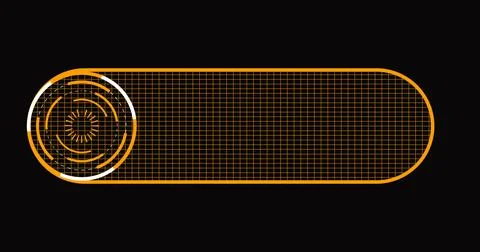 Illustration cool futuristic lower third in high resolution. Technology des.. Stock Illustration