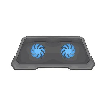 Illustration of cooling pad Stock Illustration