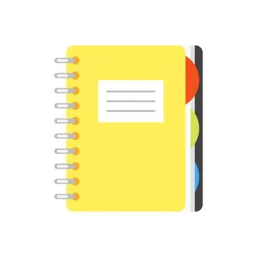 Illustration of copybook. Stock Illustration