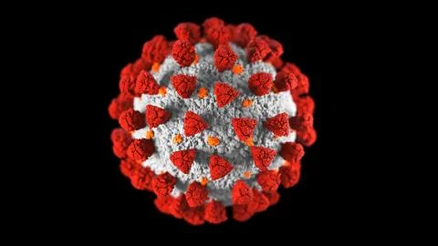 Illustration of a coronavirus Stock Illustration