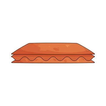 Illustration of corrugated box Stock Illustration