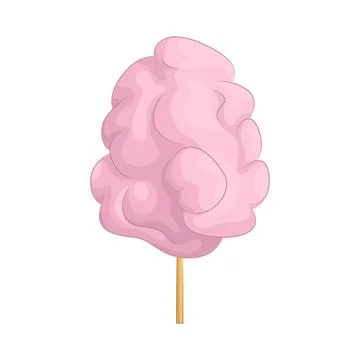 Illustration of Cotton candy Stock Illustration