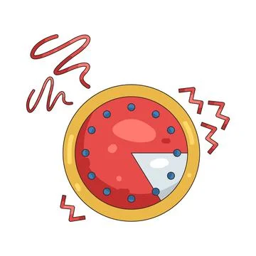 Illustration of countdown Ilustración de archivo