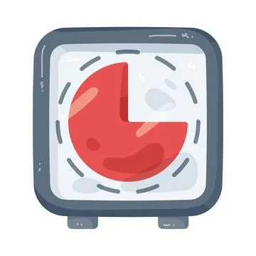 Illustration of countdown timer Stock Illustration