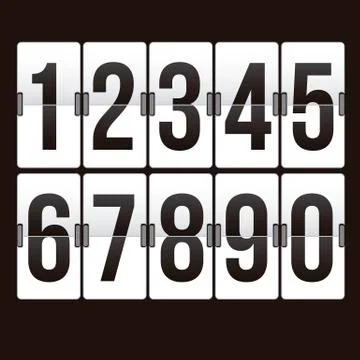 Illustration of countdown timer, time icons, illustration vector イラスト素材