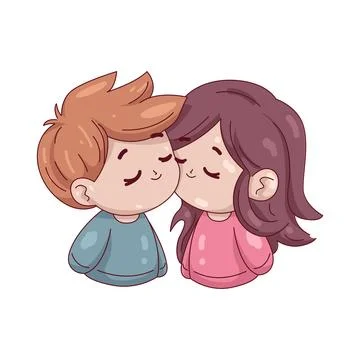 Illustration of couple Ilustração Stock
