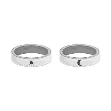 Illustration of Couple rings Stock Illustration