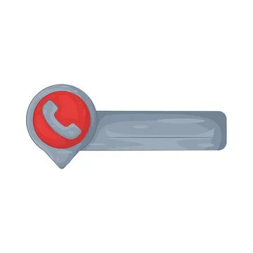 Illustration of courier call Stock Illustration