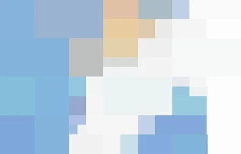 Illustration created with square shapes Stock Illustration