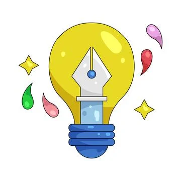 Illustration of creative idea Ilustración de archivo